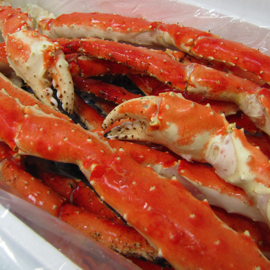 Case of Limited Reserve giant red king crab legs & claws.