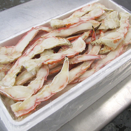 A case of SPLIT LIMITED Reserve Giant Red King Crab legs & claws.
