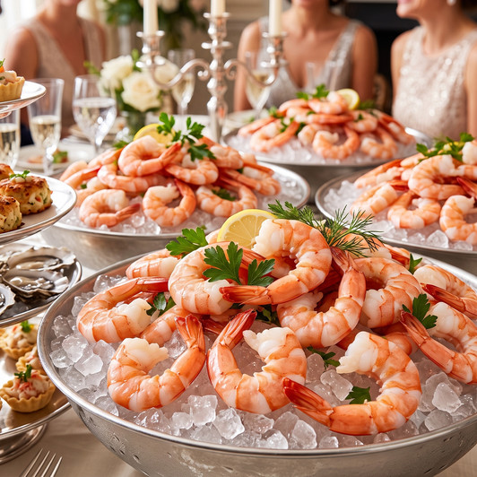 20 lb CASE - FRESHLY-Caught Alaska Jumbo Spot Shrimp