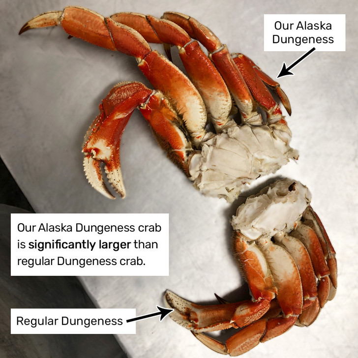 Jumbo Alaska Dungeness Crab Legs FishEx Seafoods