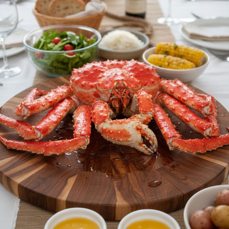 Colossal Whole-Cooked Alaska Red King Crab