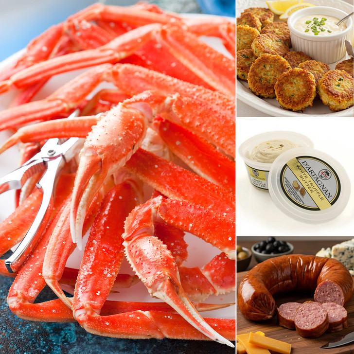 Alaska Giant Snow Crab Gift Box for 2-3 people (3 lbs.)