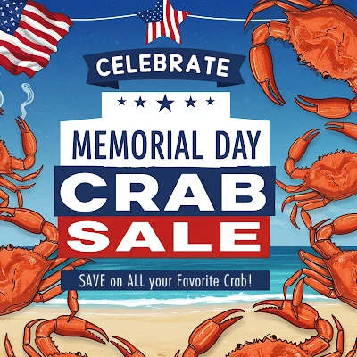 Memorial Day Crab Sale