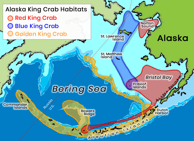 king crabs habitat