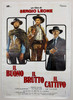 IL Buono IL Brutto IL Cattivo Movie (2 Sheet) Linen Backed