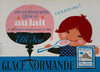 Glace Normande original vintage poster from 1952 France