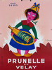 Prunelle du Velay Poster By Igerz Original 1950 Vintage French Wine Company Lithograph Advertisement On Carton.