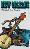 New Orleans United Airlines Poster By James Jebavy Original 1968 Vintage American Lithograph Passenger Plane Service Advertisement Linen Backed