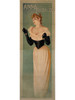 Anna Thibaud Poster By A.F. Gorguet Original 1897 Vintage French Cabaret Performance Stone Lithograph Advertisement Linen Backed.