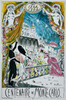 Centenaire De Monte Carlo Poster by Cecil Beaton Original 1966 Vintage French Travel Lithograph Advertisement Linen Backed.