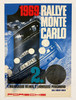 Porsche Rallye Monte Carlo 1969 Poster - Photograph By Julius Weitmann. Original Vintage German Factory Promotion By Strenger Designs Lithograph Advertisement Linen Backed.