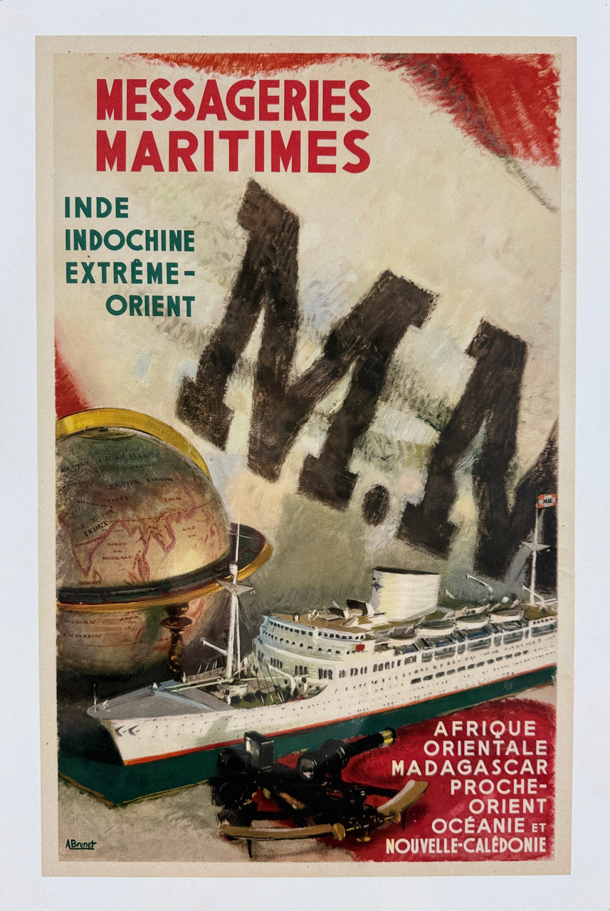 Messageries Maritimes Inde Indochine Extreme Orient - Brenet
