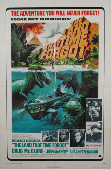 The Land That Time Forgot original movie poster from 1975 USA