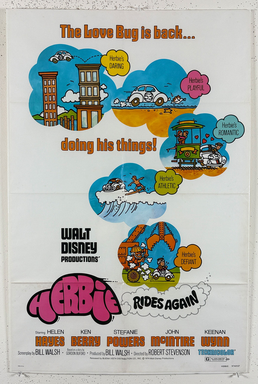 Herbie Rides Again Movie - Unbacked