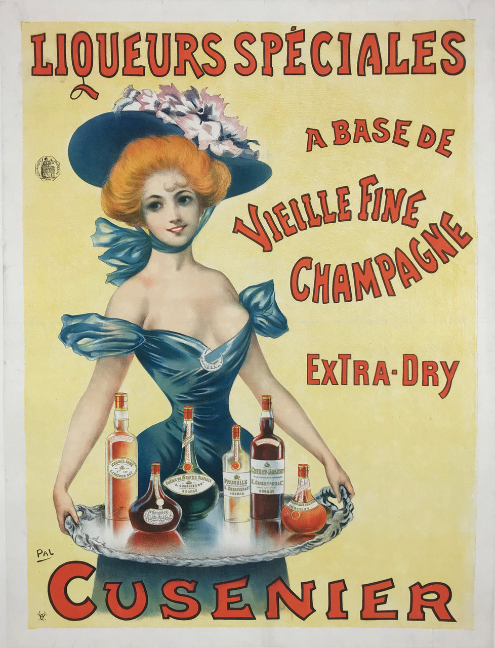 1898 Cusenier Liqueurs Speciales Poster by Pal