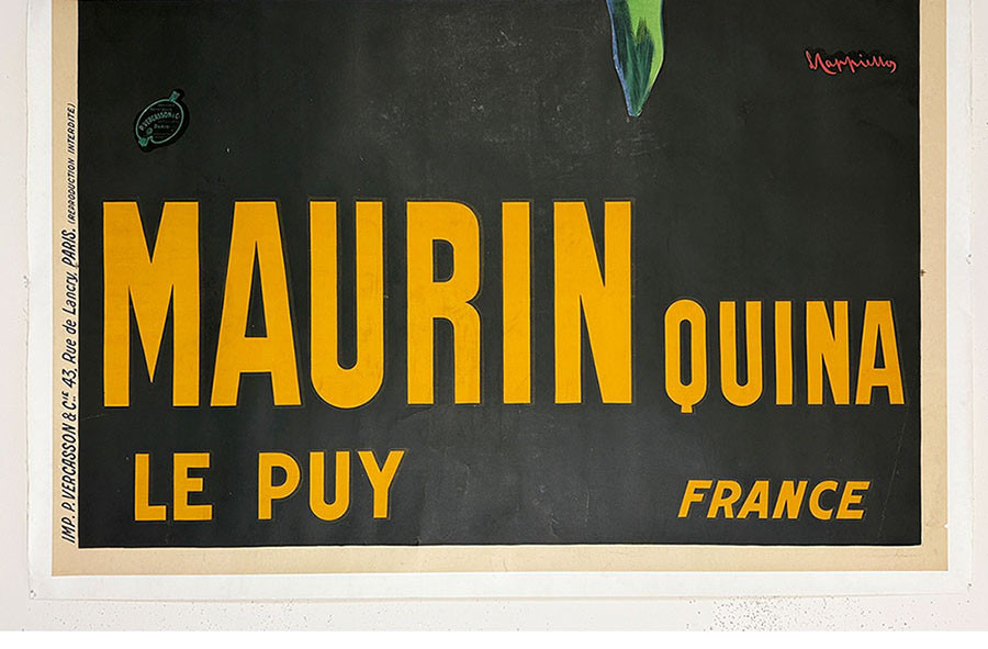 Maurin Quina Le Puy - Cappiello 3-SHT Billboard
