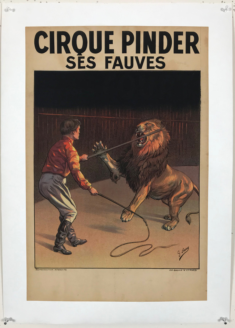 Cirque Pinder Ses Fauves (One Lion)