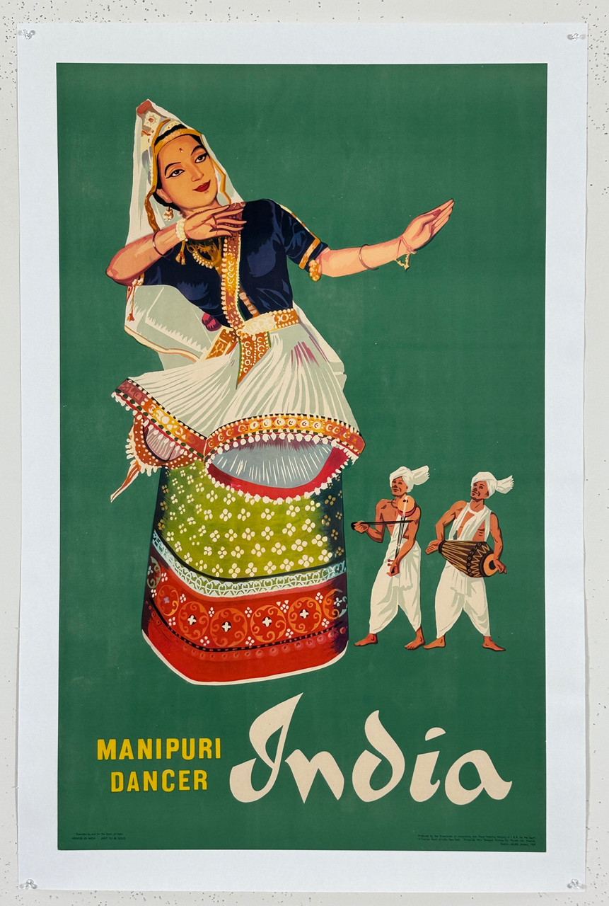 India Manipuri Dancer 1959