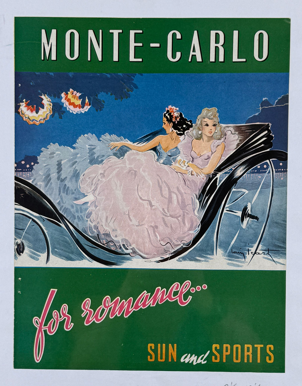 Monte Carlo For Romance, Sun & Sports - Icart