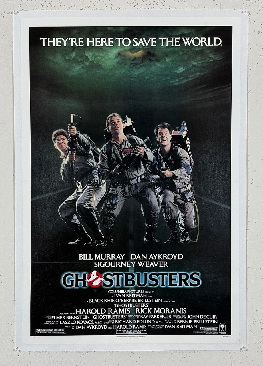 Ghostbusters Advance 1 Sht. Linen Backed 