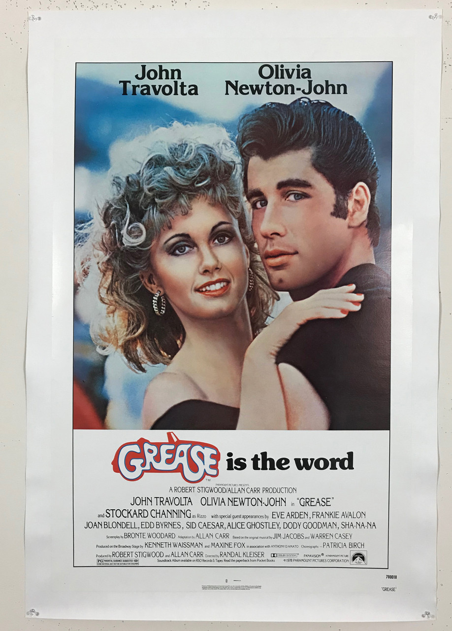 Grease "Is The Word" Linen Backed 