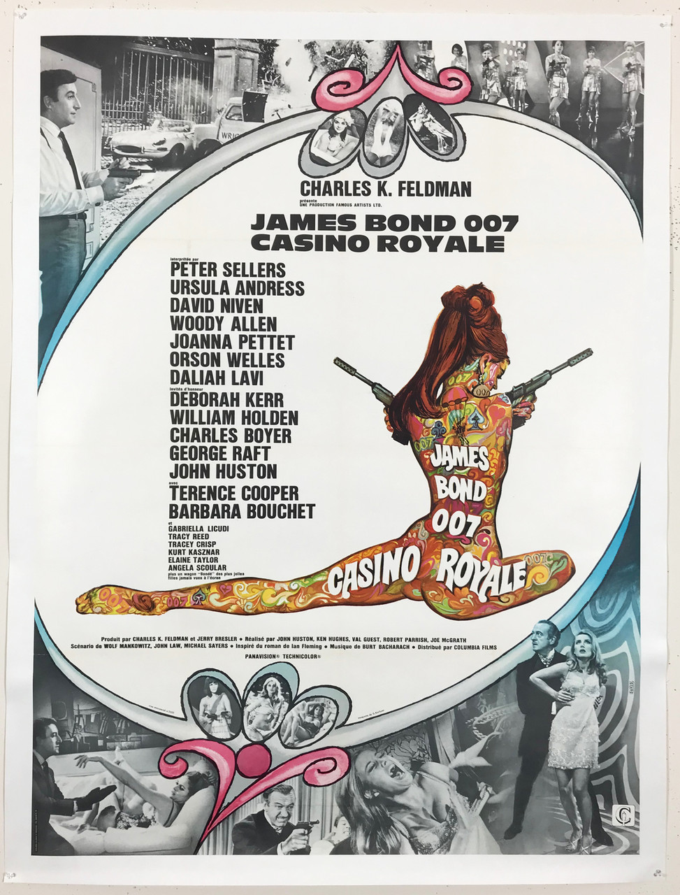 Casino Royale Bond 007 Movie Poster by Kerfyser Original 1967