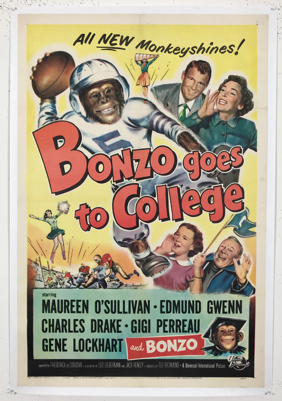 Bonzo Goes to College Linen Backed