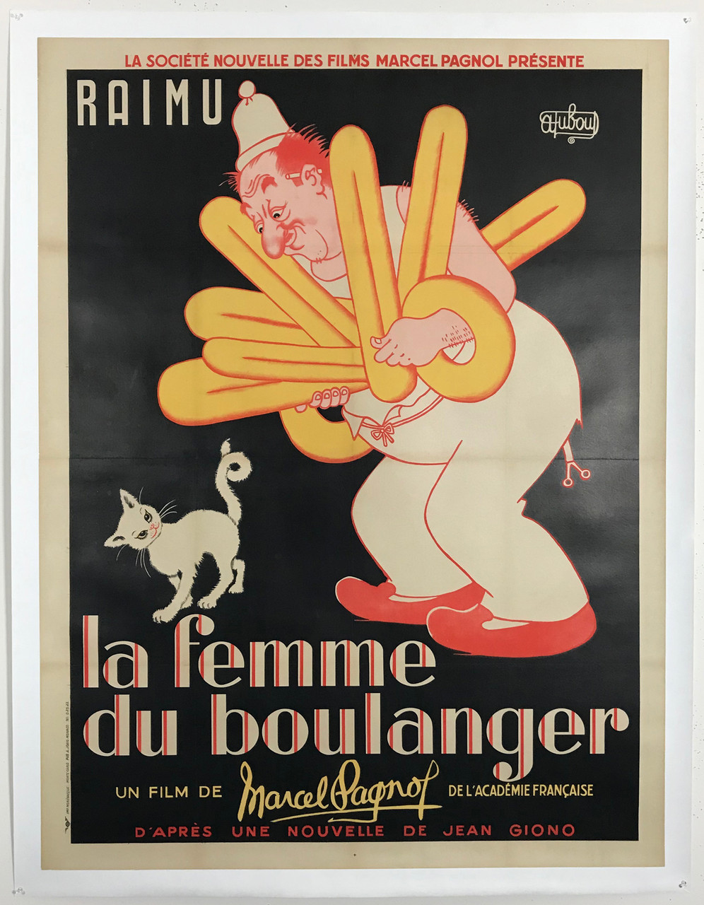 La Femme Du Boulanger Linen Backed