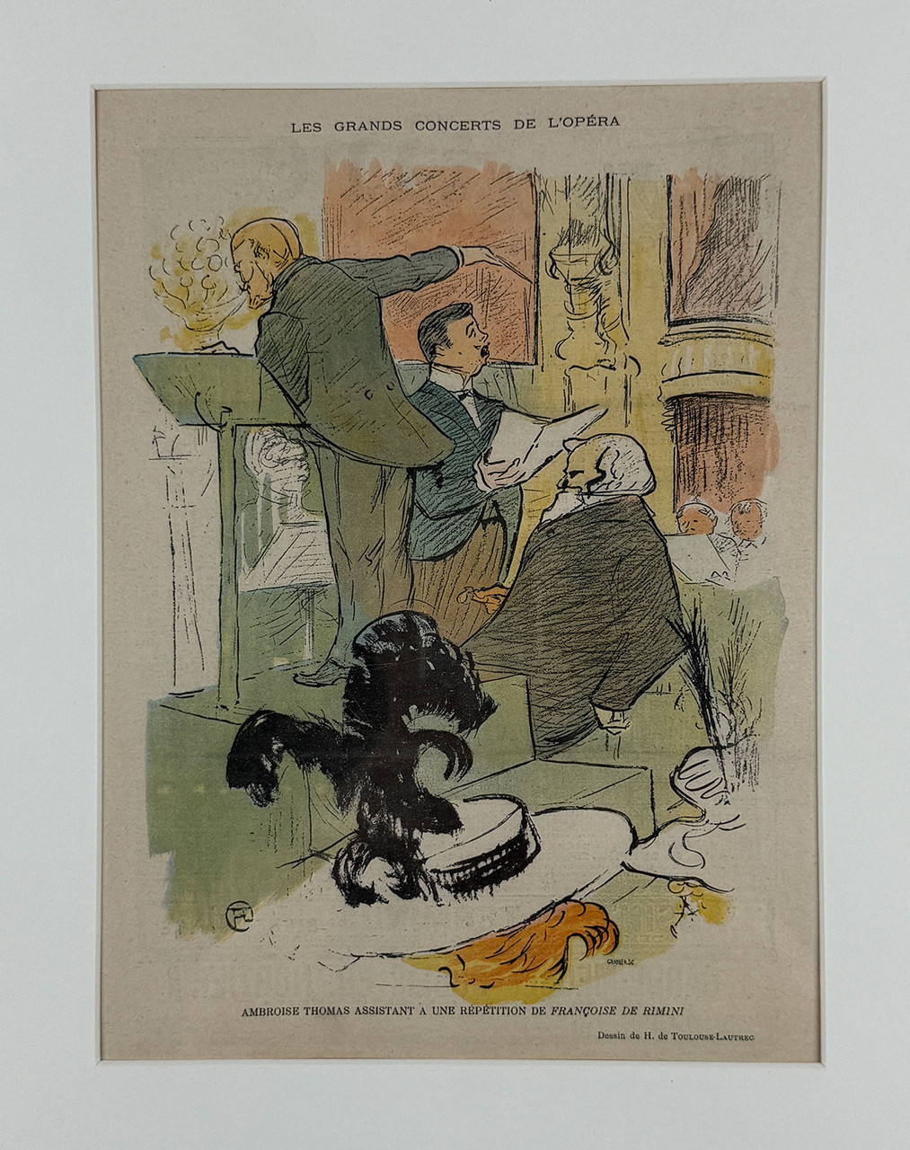 Lautrec - Les Grands Concerts De L'Opera - Le Rire- Lautrec - Les Grands Concerts De L'Opera - Le Rire-