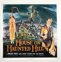 House On Haunted Hill  6 Sheet