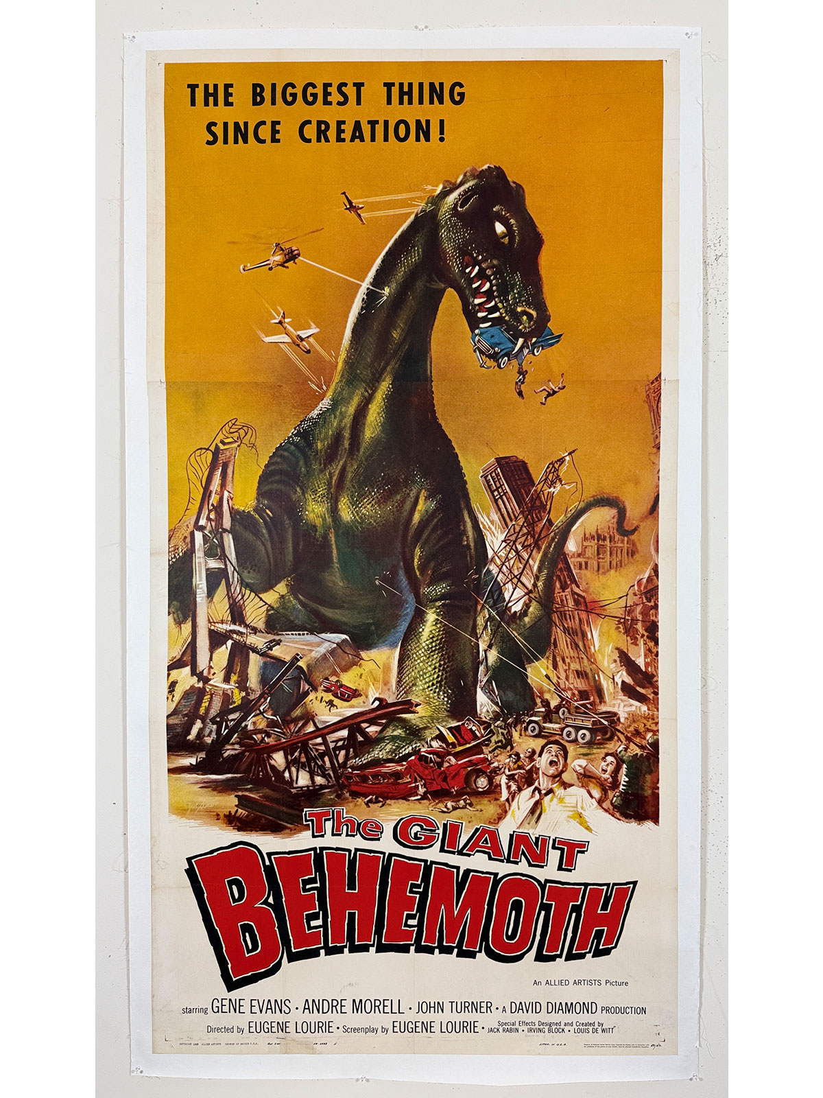 The Giant Behemoth Movie - Linen Backed