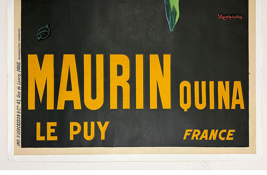 Maurin Quina Le Puy - Cappiello 3-SHT Billboard
