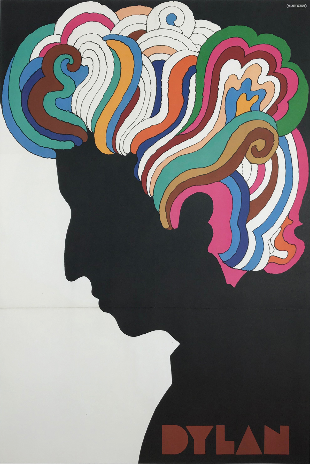 BOB DYLAN 超レア　ポスターサイズB2 Bob Dylan Greatest Hits Poster by Milton Glaser Original 1966