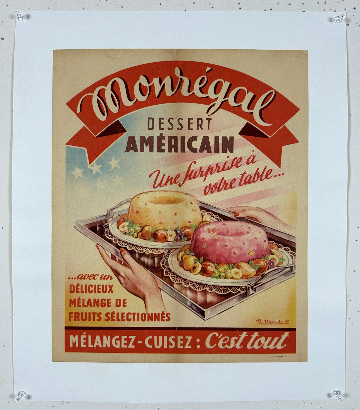 Monregal Melangez Dessert Americain