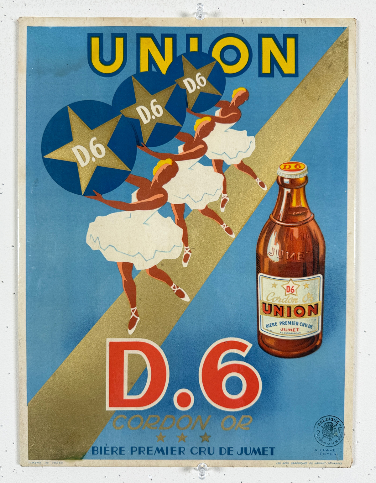 Union D.6 Cordon Or Biere 