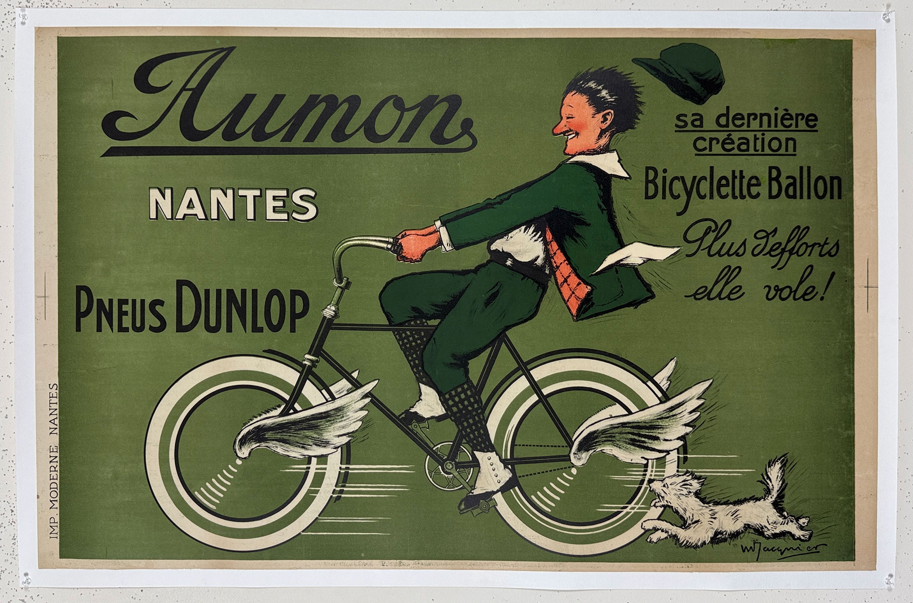 Aumon Pneus Dunlop Bicyclette Ballon