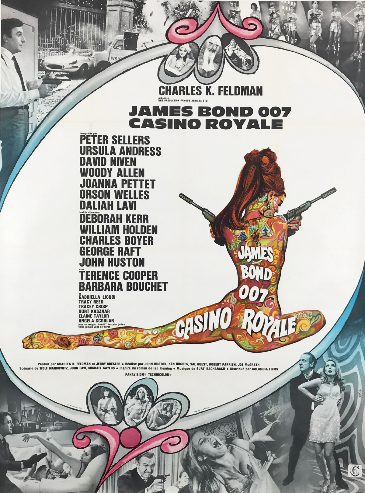 Casino Royale Bond 007 Movie Poster by Kerfyser Original 1967