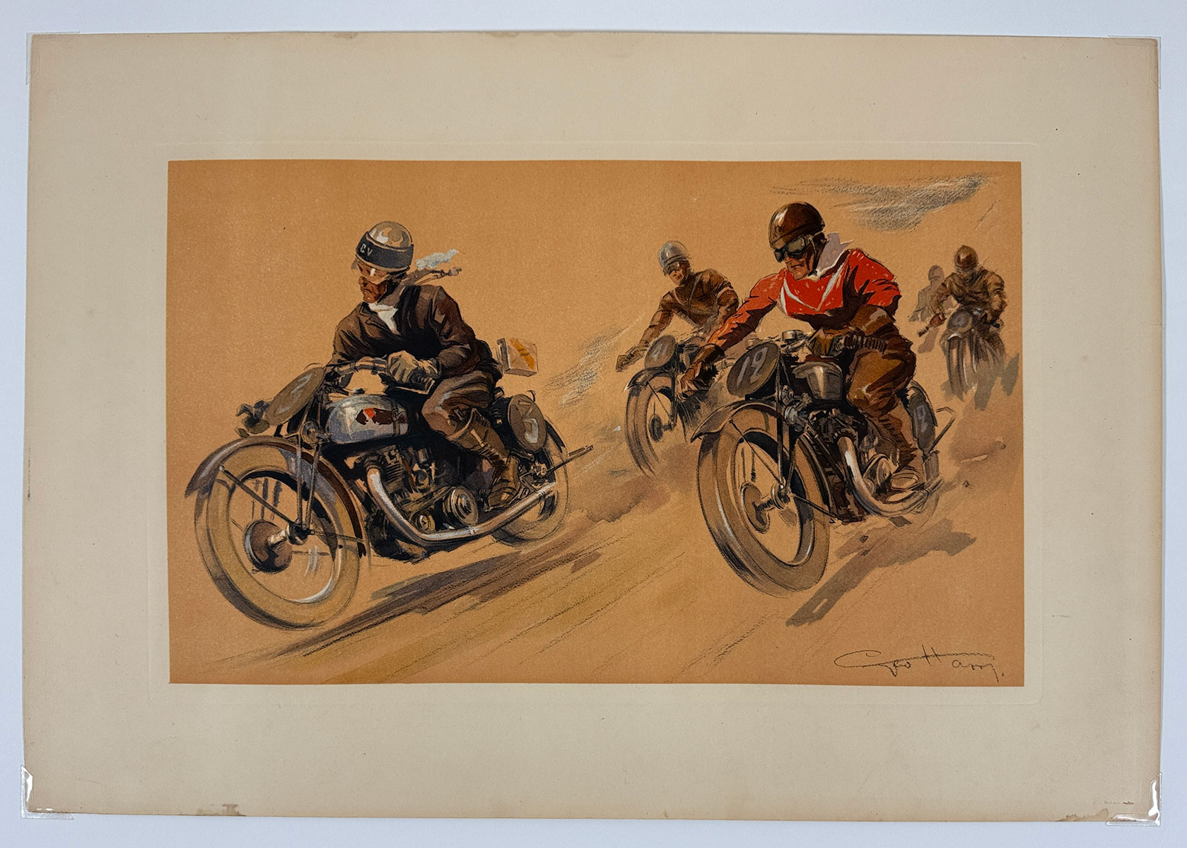Vitesse Course De Motocyclette - Geo Ham