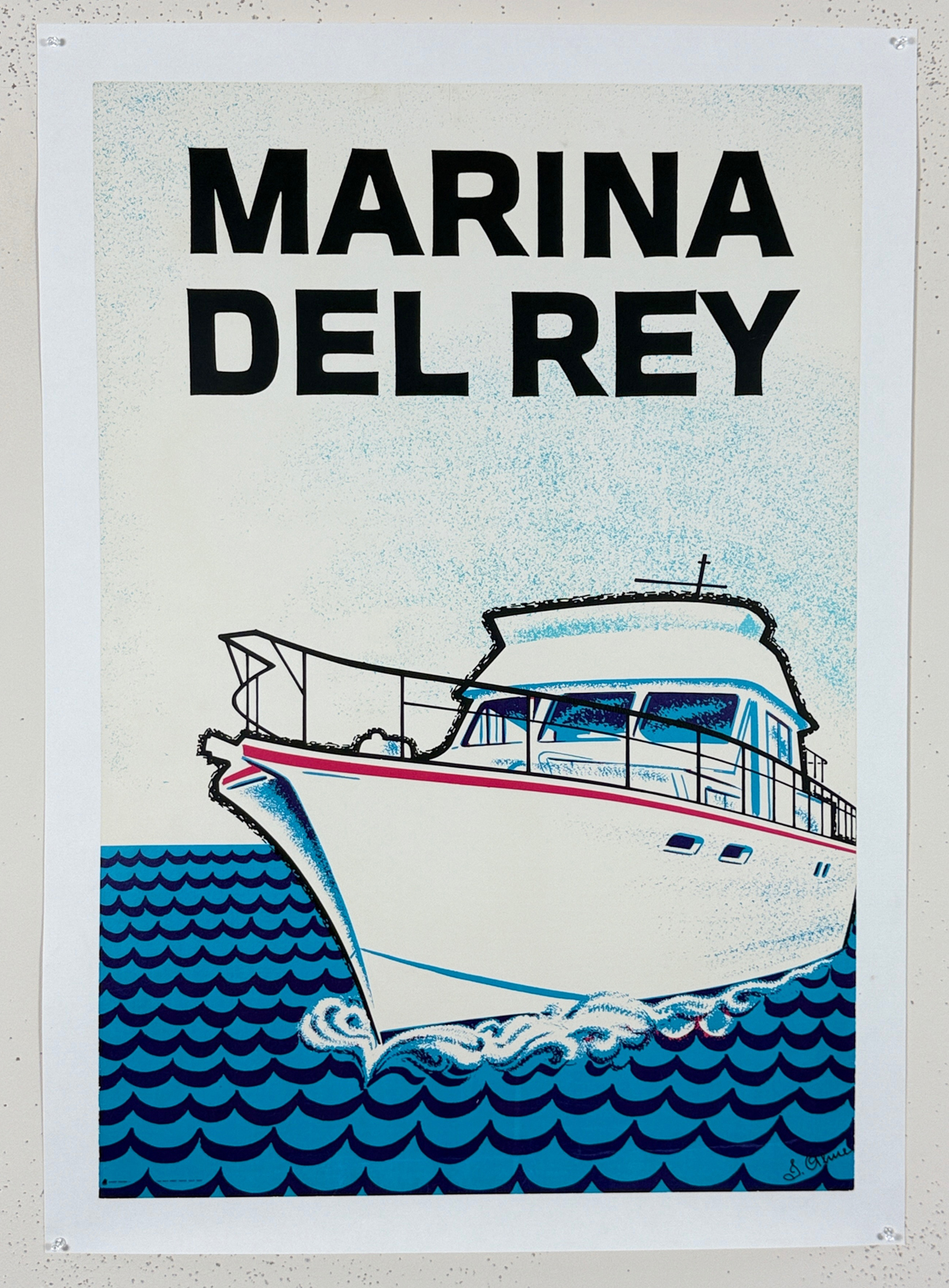Marina Del Rey California Poster