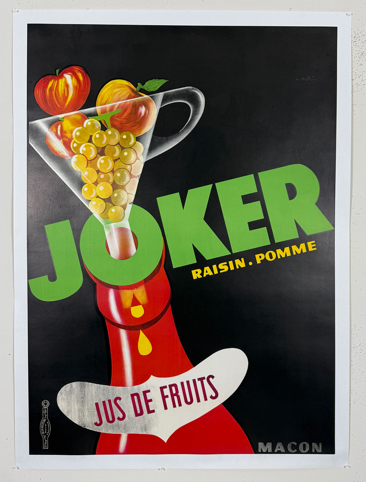Lot De 6 Verres Joker Transparent - Verres à Jus Vintage Collection