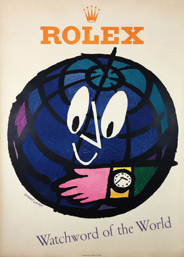 Rolex Watchword of the World original poster
