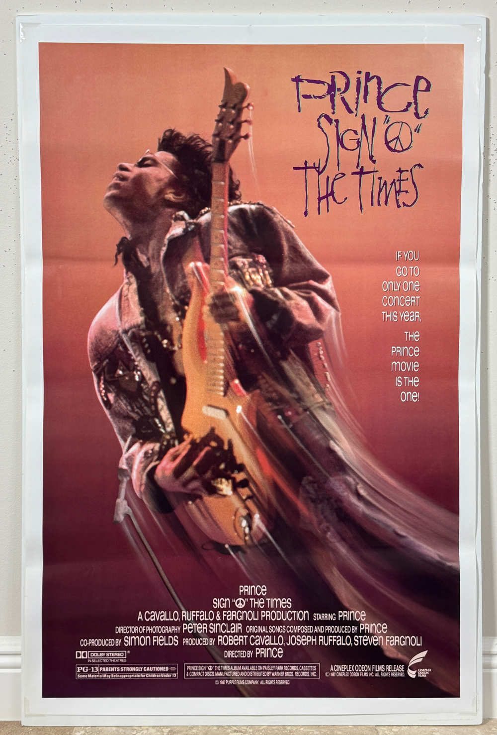 Prince Sign O The Times Movie - Unfolded