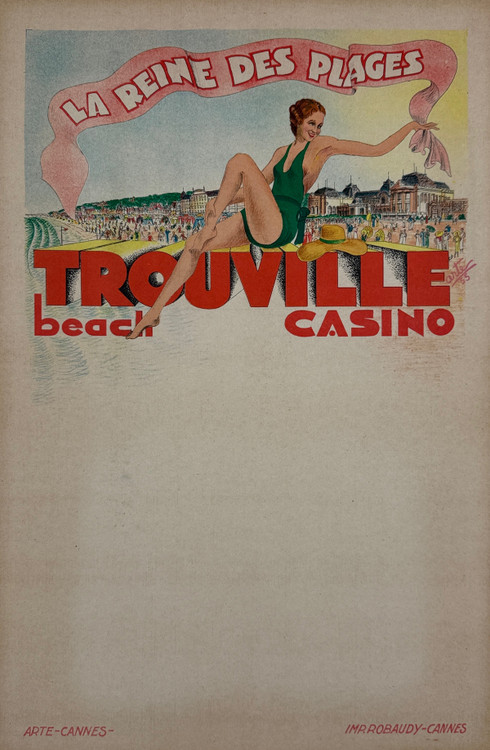 Trouville - Trouville - reine des plages - panorama du casino - ph72
