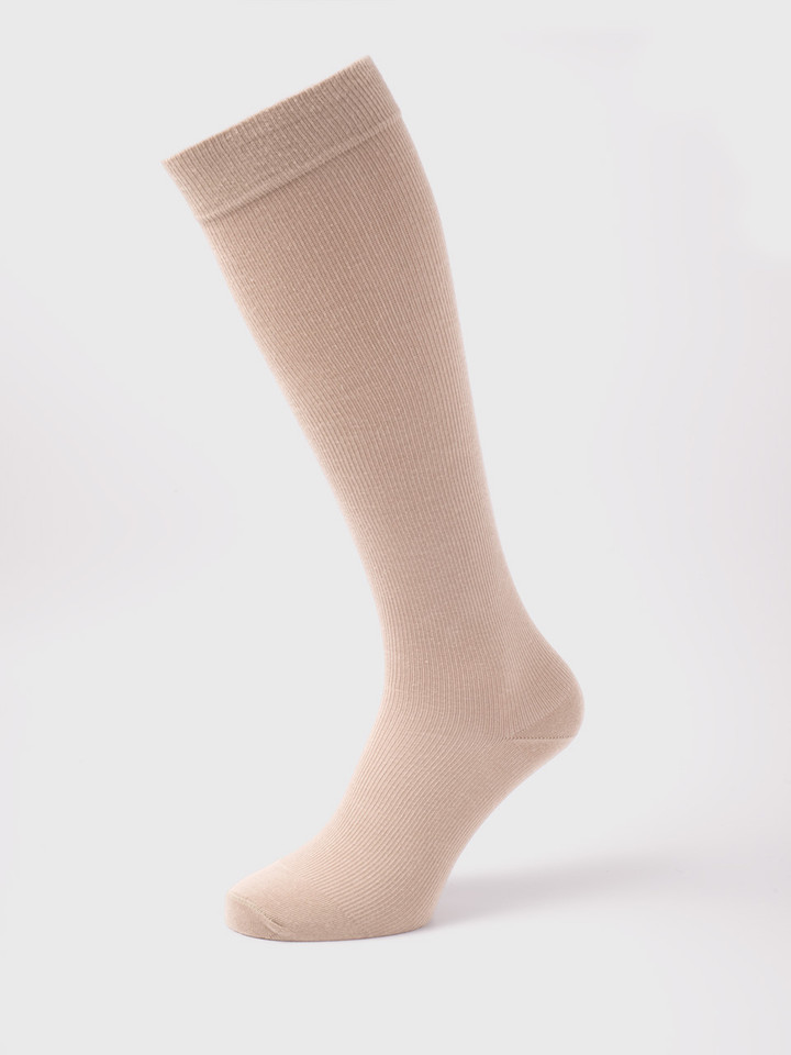Natural HJ Flysafe Compression Socks