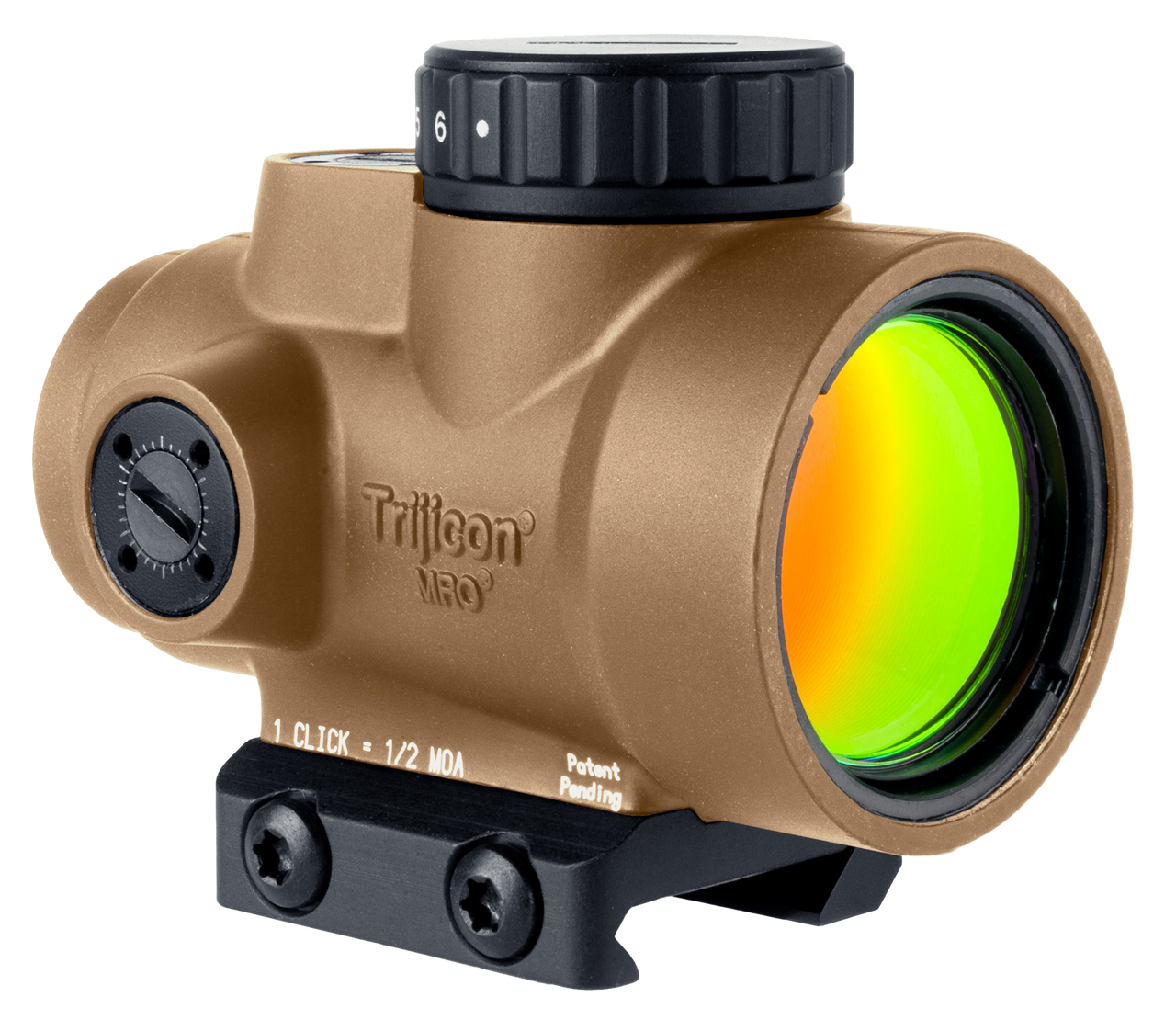 Trijicon MRO SD, 2 MOA Red Dot, Coyote Tan, Low Mount