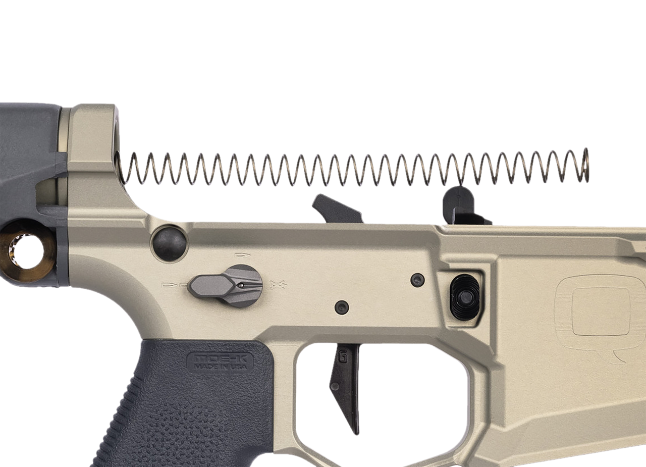 Q Honey Badger Recoil Spring, Silver