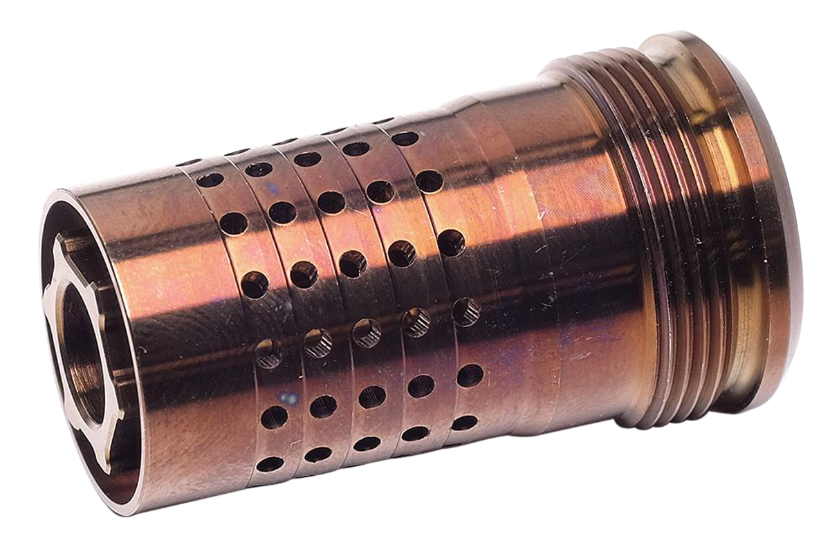 Q LLC Cherry Bomb, Quickie Fast-Attach Muzzle Brake, Copper Finish