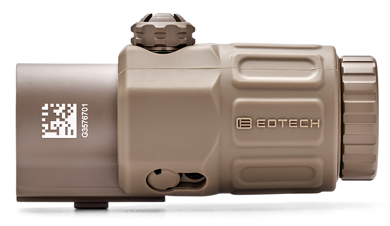 EO Tech G33 Magnifier, 3x, Tan/FDE