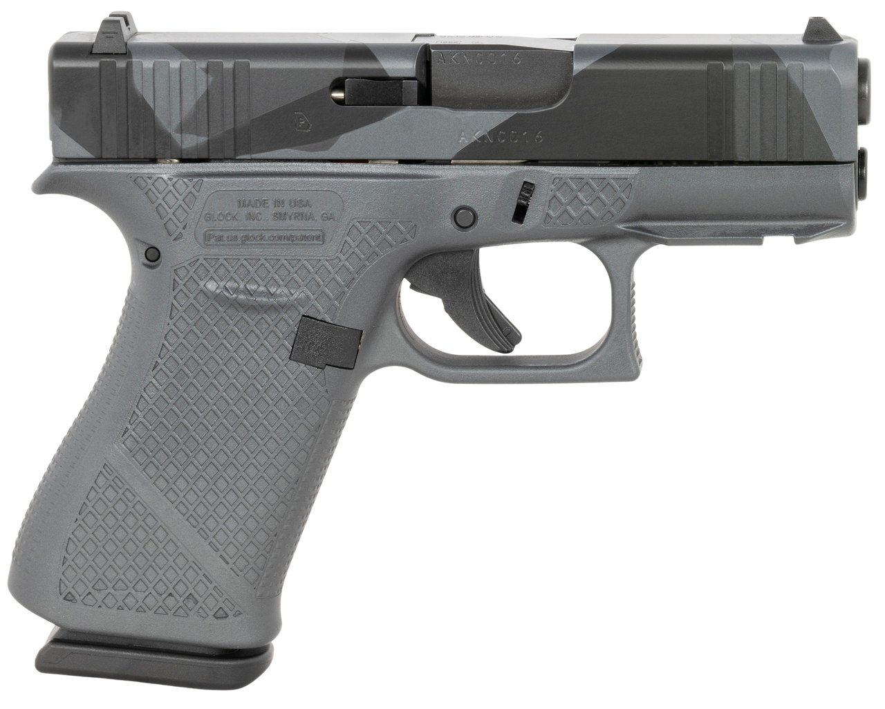 Glock G43X, 9MM, 3.41