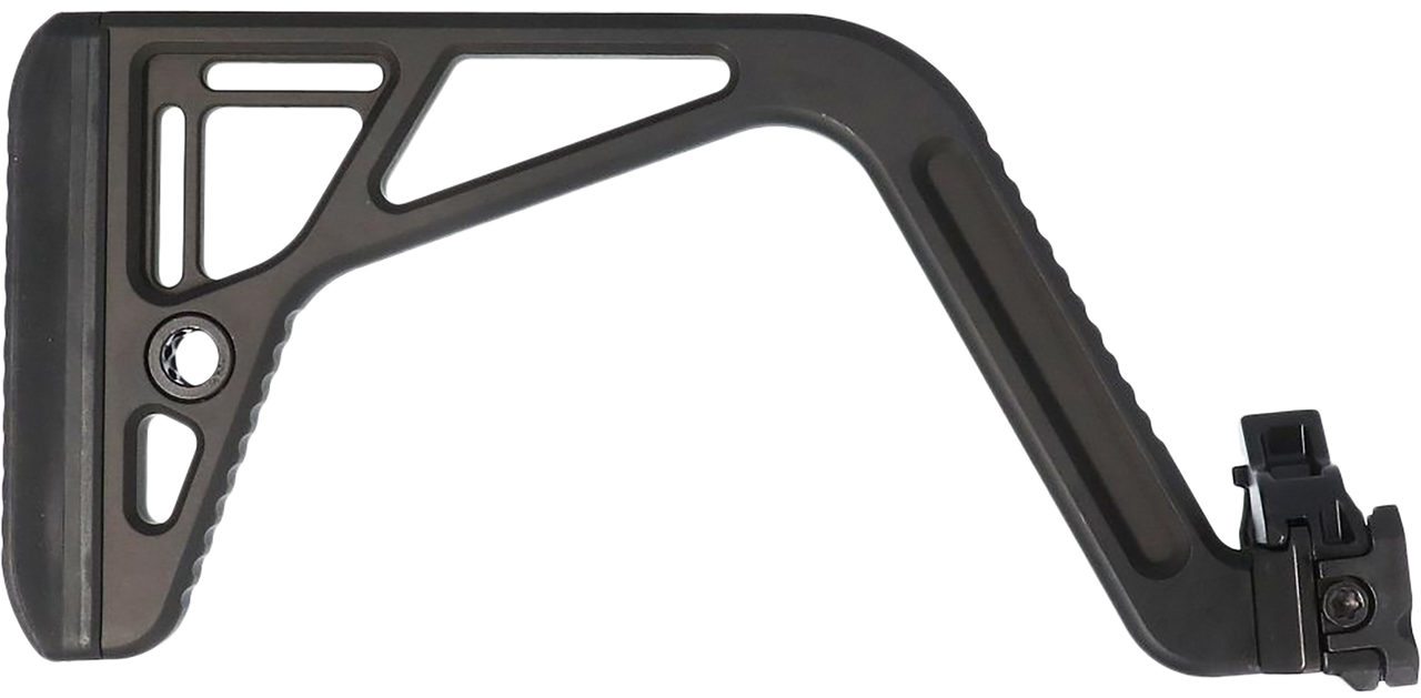 SIG Sauer MCX/MPX Stock, Folding Visor, Black Aluminum